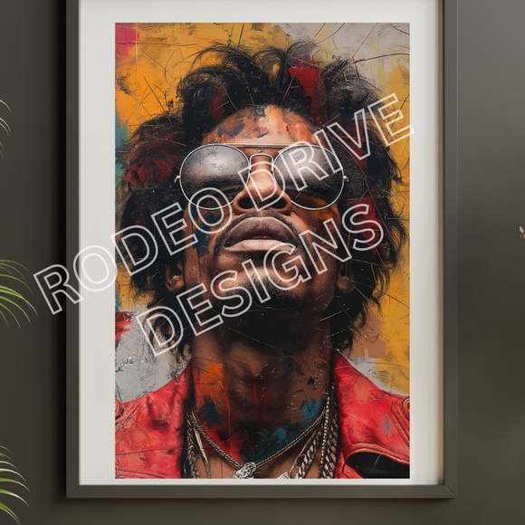 FASHION RAP CULTURE POSTER 11X17 PRINT WALL DECOR WALL ART BY DENARDAI - Picture 1 of 2